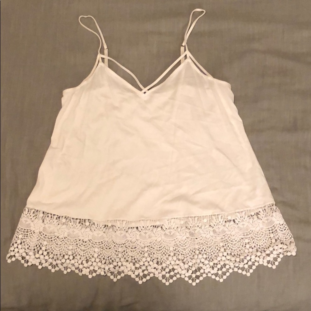 White tank top